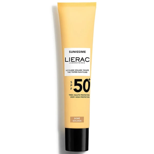 Lierac Sunissime Λεπτόρευστο Αντηλιακό Προσώπου με Χρώμα Golden SPF 50+ 40ml