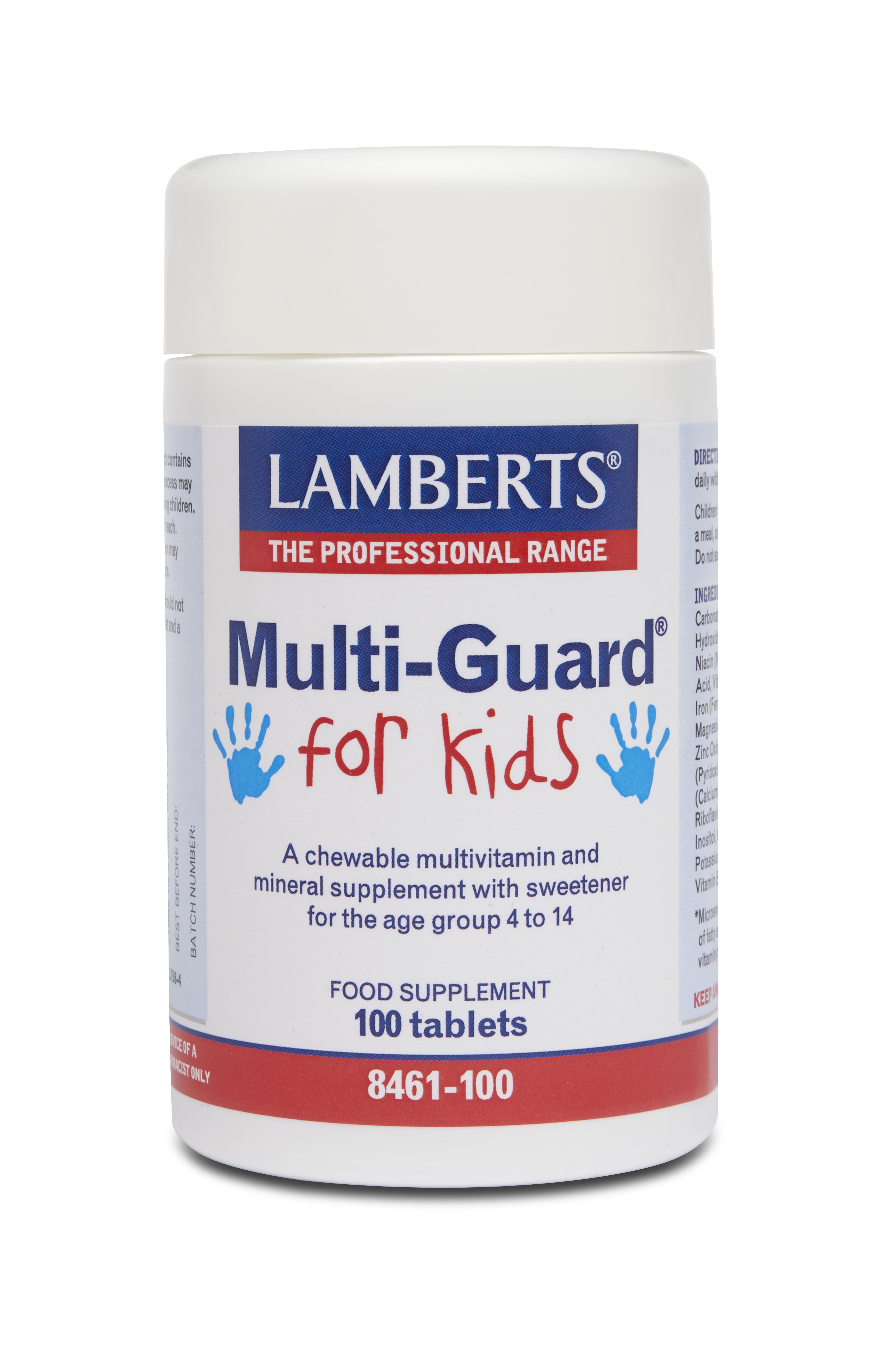 Lamberts Multi-Guard For Kids Βιταμίνη 100 ταμπλέτες
