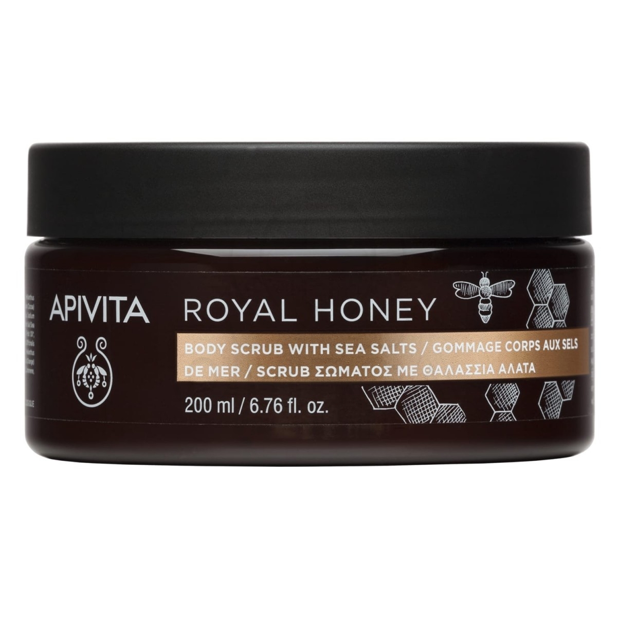 Apivita Royal Honey Scrub Σώματος με Θαλάσσια Άλατα 200ml