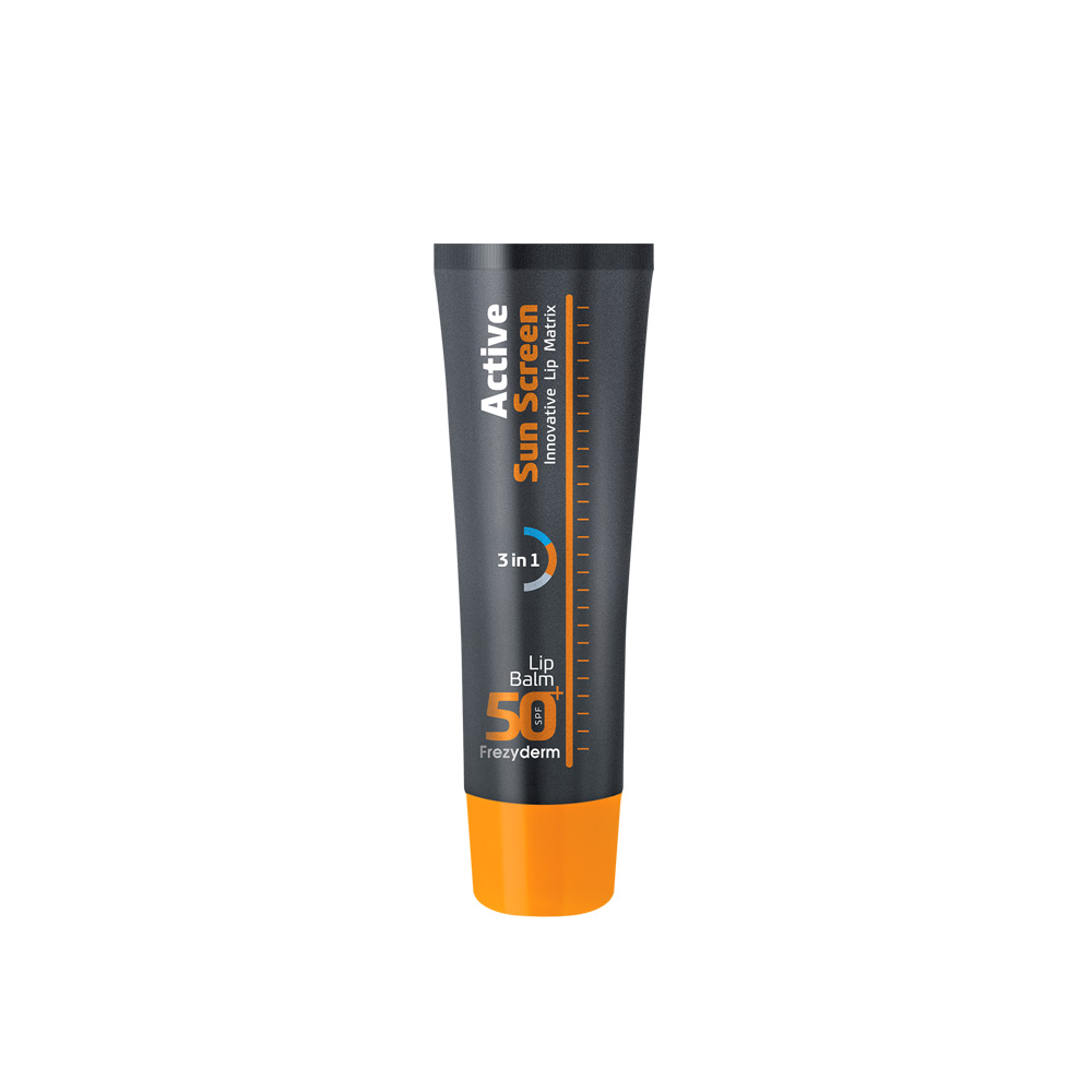 Frezyderm Active Sun Screen Innovative Lip Matrix SPF50 Αδιάβροχο Αντηλιακό Stick Χειλιών 15ml