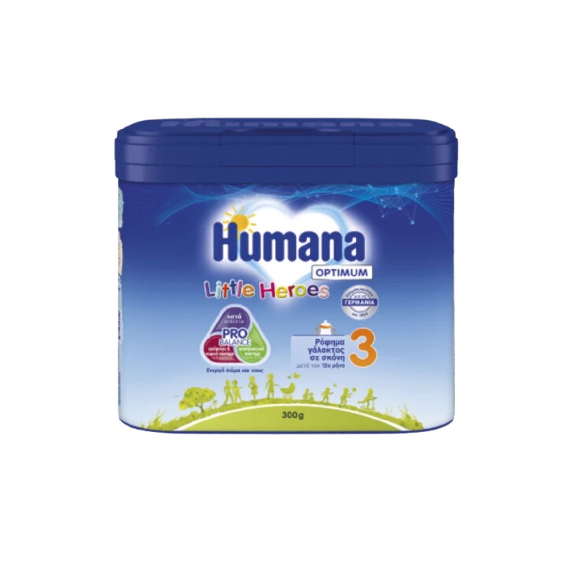 Humana Optimum 3 Little Heroes Γάλα σε Σκόνη για 12m+ 300gr