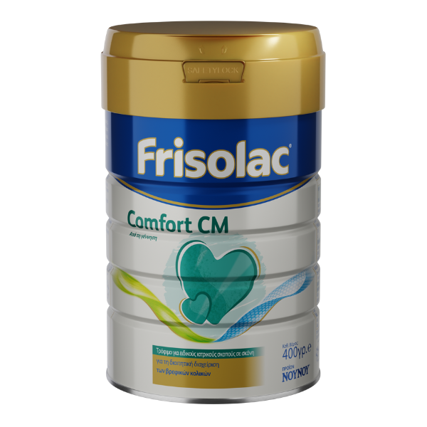 Frisolac Comfort CM Ειδικό Γάλα για τη Διαιτητική Διαχείριση των Βρεφικών Κολικών για 0m+ 400g