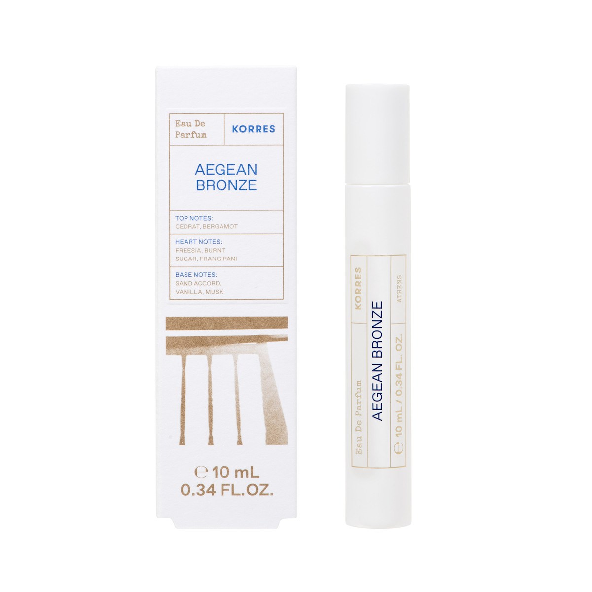 Korres Aegean Bronze Eau de Parfum Αρωμα Μπρούτζινο του Αιγαίου 10ml