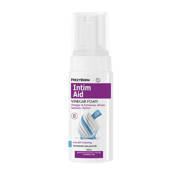 Frezyderm Intim Aid Vinegar Foam Ειδικός Αφρός Καθαρισμού με Χαμηλό PH 3.5  100ml