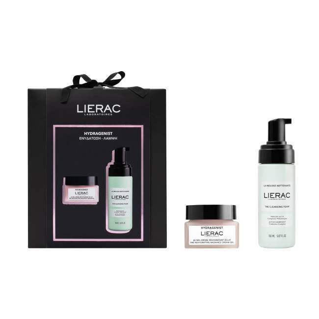 Lierac Hydragenist Σετ Περιποίησης για Ενυδάτωση, Καθαρισμό Προσώπου & Λάμψη 2τμχ