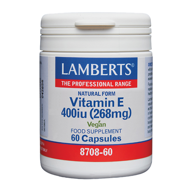 Lamberts Vitamin E 400iu (268mg) Βιταμίνη E 60caps