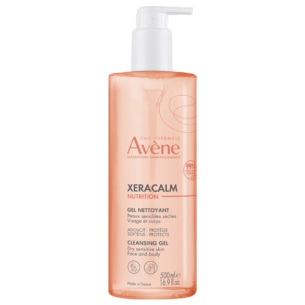 Avene XeraCalm Nutrition Cleansing Gel Τζελ Καθαρισμού για Πρόσωπο & Σώμα  500ml
