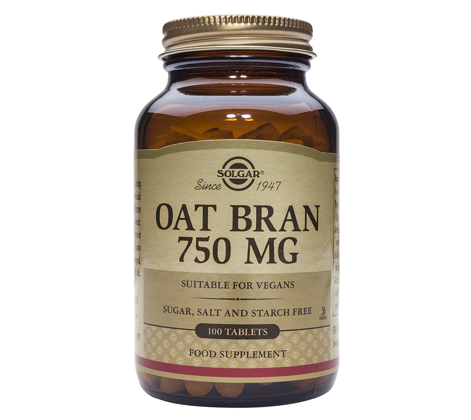 SOLGAR OAT BRAN 750MG TABS 100S
