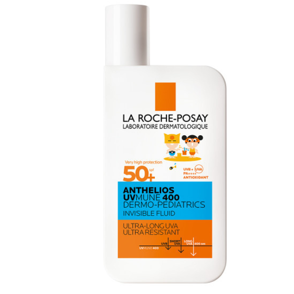 La Roche-Posay Anthelios UVMUNE 400 Dermo-Pediatrics Invisible Fluid SPF50+ Παιδικό Αντηλιακό  50ml