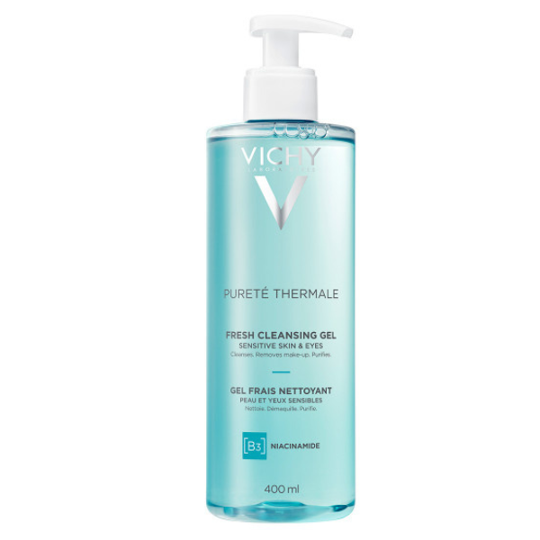 Vichy Purete Thermale Fresh Cleansing Gel Καθαρισμού Προσώπου & Ματιών 400ml