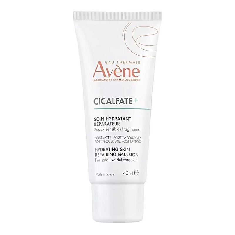 Avene Cicalfate+ Hydrating Skin Repairing Emulsion Ενυδατική Κρέμα Ανάπλασης Σώματος για Ξηρές Επιδερμίδες 40ml