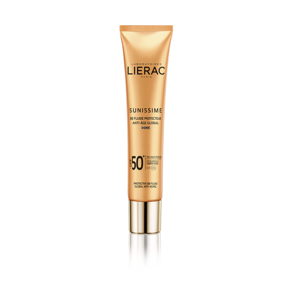 LIERAC Sunissime BB Fluid Anti Age Global Golden Αντηλιακή Κρέμα Προσώπου SPF50 με Χρώμα 40ml