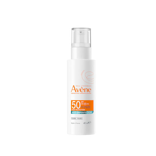 Avene Eau Thermale Anti-Imperfection Fluide Αδιάβροχο Αντηλιακό Προσώπου SPF50 40ml