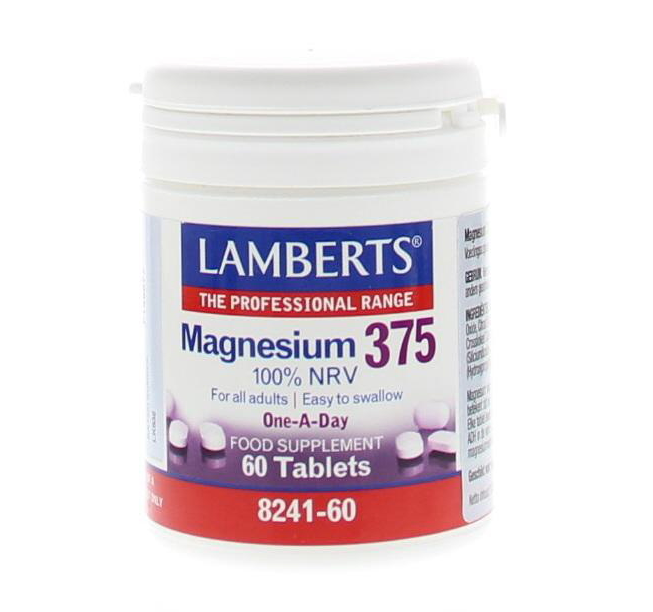 Lamberts Magnesium 375 100% NRV 60 Ταμπλέτες