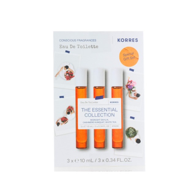 Korres The Essential Collection Γυναικείο Σετ με Eau de Toilette 3x10ml