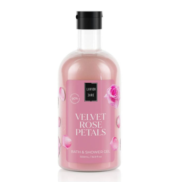 Lavish Care Velvet  Rose Petals Shower Gel 500ml