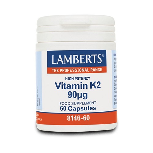 Lamberts Vitamin K2 Βιταμίνη 90mcg 60 κάψουλες