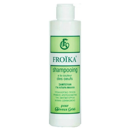 FROIKA Shampoo a la couleur des oeufs για λιπαρά μαλλιά 200ml