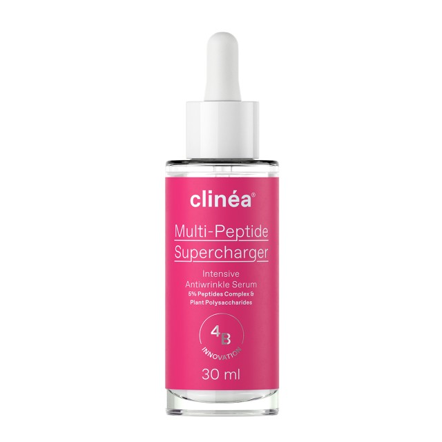 Clinea Multi-peptide Supercharger Ενυδατικό & Αντιγηραντικό Serum Προσώπου με Πεπτίδια & Υαλουρονικό Οξύ για Σύσφιξη & Αναζωογόνηση 30ml