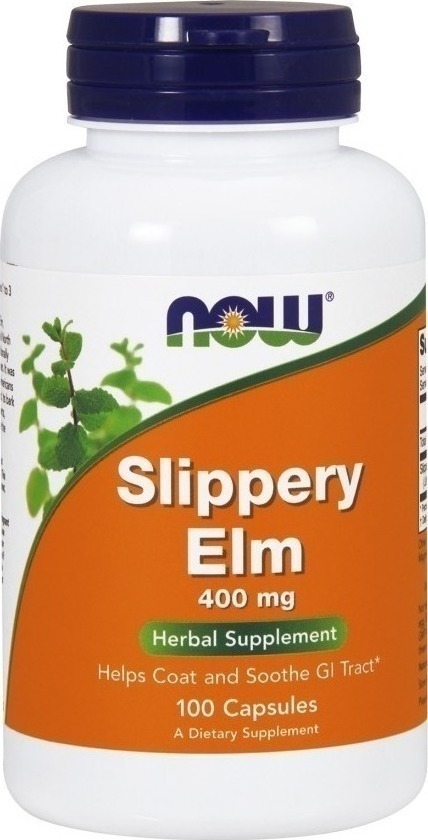 NOW SLIPPERY ELM 400 MG 100 CAPS  