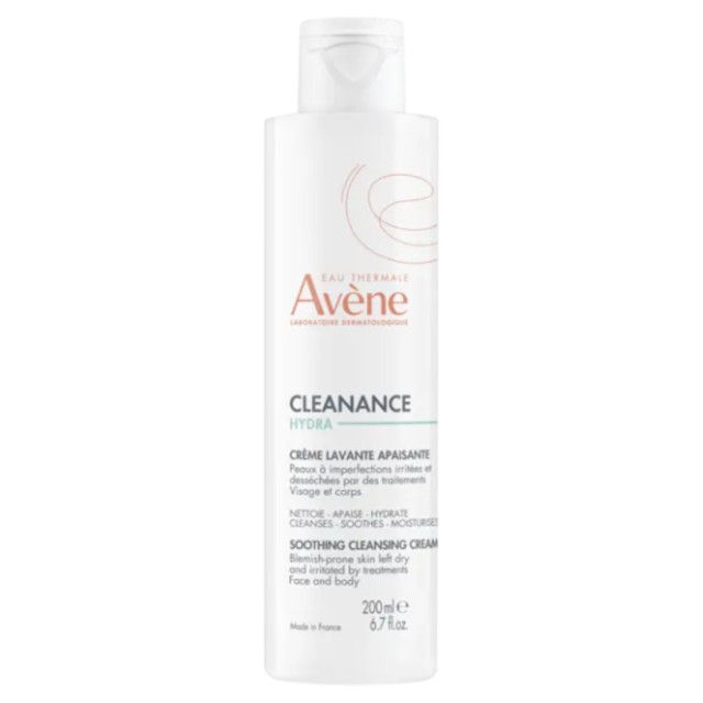 Eau Thermale Avène Cleanance Hydra Κρέμα Καθαρισμού Προσώπου 200ml
