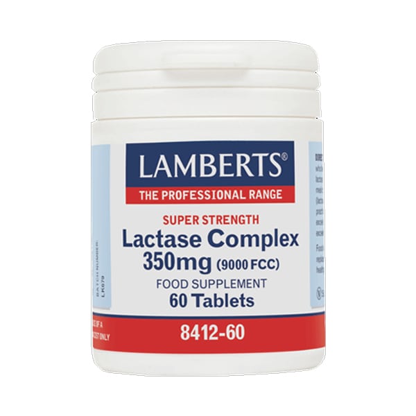 Lamberts Lactase Complex 350mg (9000FCC)  60tabs