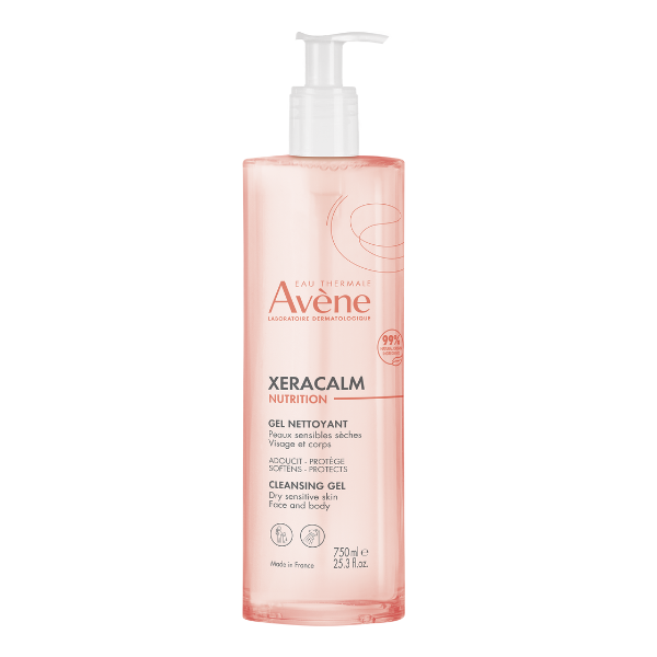 Avene XeraCalm Nutrition Cleansing Gel Τζελ Καθαρισμού για Πρόσωπο & Σώμα 750ml