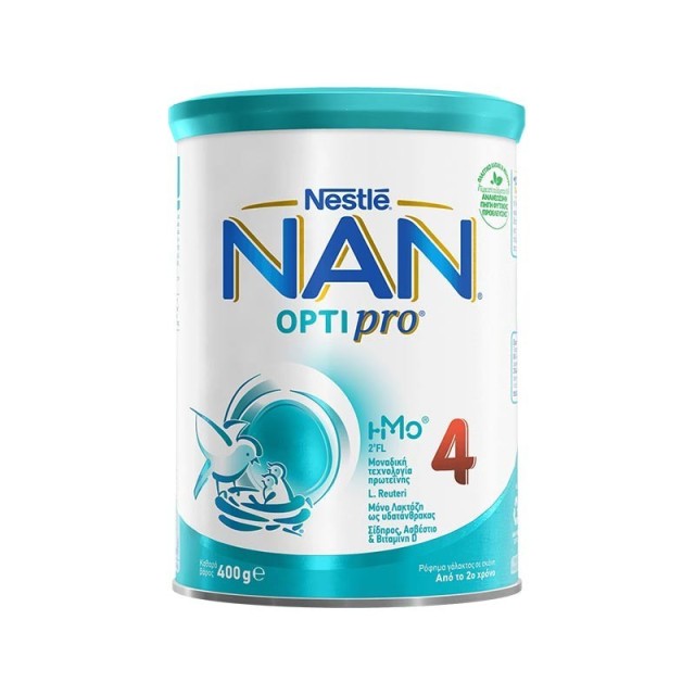 Nestle Nan Optipro 4 Ρόφημα Γάλακτος σε Σκόνη από το 2o Χρόνο  400gr