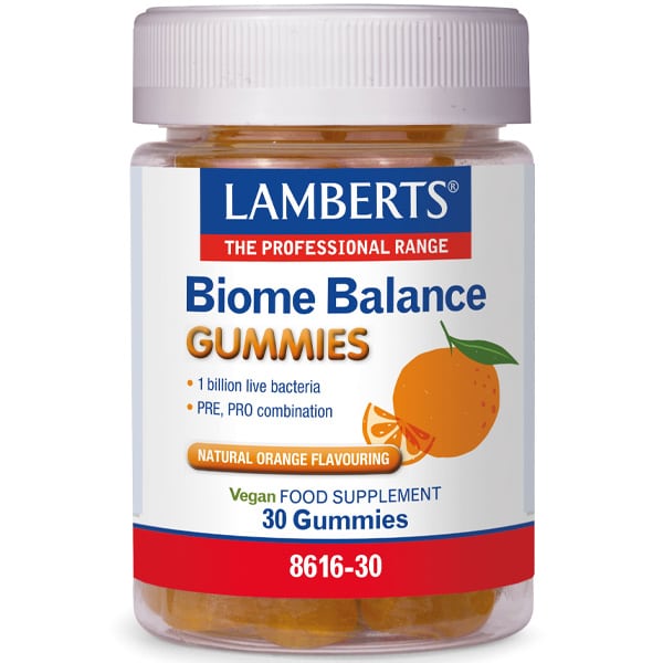 Lamberts Biome Balance Advanced Συμπλήρωμα με Προβιοτικά & Πρεβιοτικά 30gummies