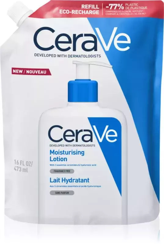 CeraVe Moisturising Ενυδατική Lotion Σώματος με Υαλουρονικό Οξύ για Ξηρές/Πολύ Ξηρές & Ευαίσθητες Επιδερμίδες 473ml