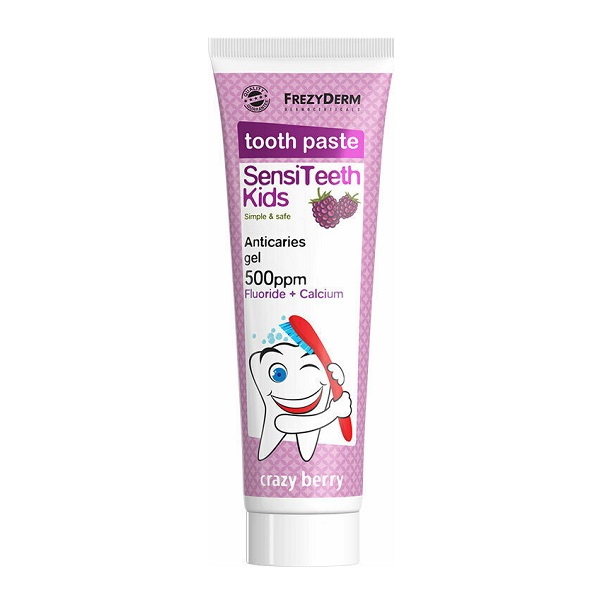 Frezyderm SensiTeeth 500 ppm 3+ Οδοντόκρεμα με Γεύση Crazy Berry 50ml