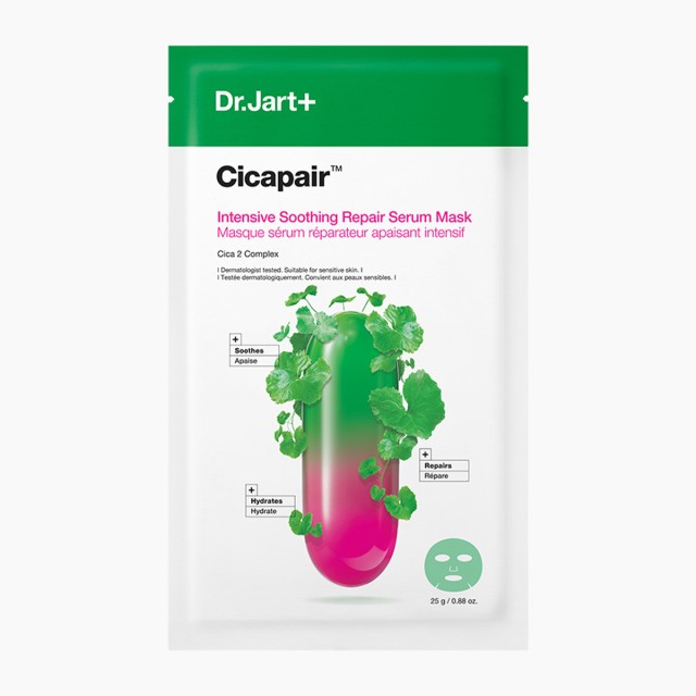 Dr. Jart+ Cicapair Intesive Soothing Repair Serum Mask Μάσκα Προσώπου  25gr