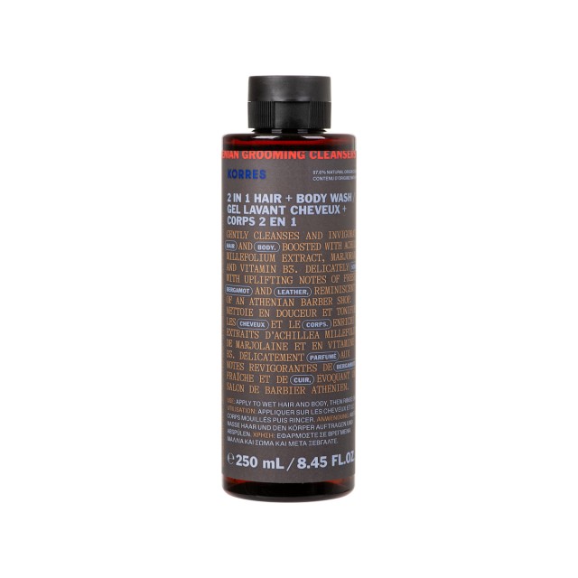 Korres ​athenian Grooming Αφρόλουτρο σε Gel για Άνδρες για Μαλλιά & Σώμα 250ml