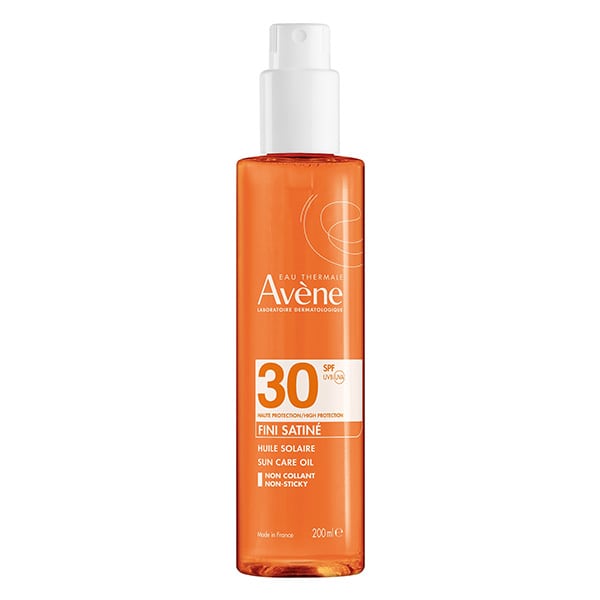 Avene Eau Thermale Fini Satine Αντηλιακό Λάδι Σώματος SPF30  200m