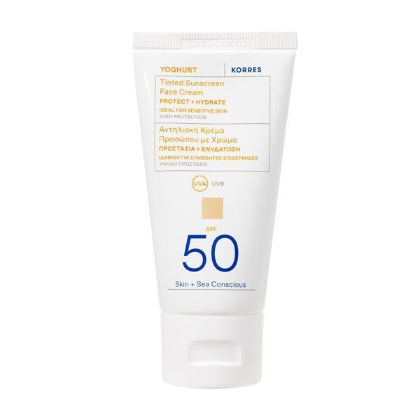 Korres Yoghurt Αντηλιακή Κρέμα Προσώπου SPF50 με Χρώμα 50ml