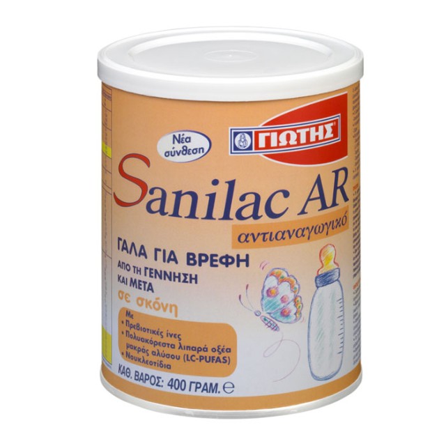 Γιώτη Sanilac AR Αντι-Αναγωγικό Βρεφικό Γάλα από 0m+  400g