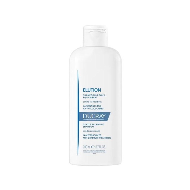 Ducray Elution Dermo-Protective Shampoo Δερμοπροστατευτικό Σαμπουάν Καθημερινής Χρήσης 200ml