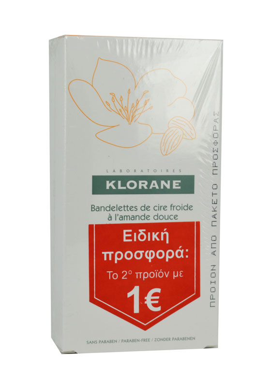 KLORANE DUO CIRE FROID VIS+ZON.SENS +1€ AU 2eme 2*6 UN
