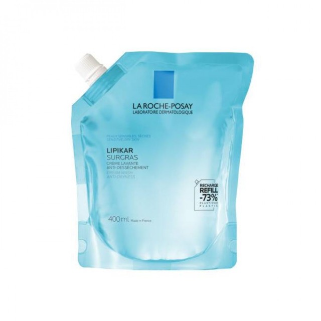 La Roche-Posay Lipikar Surgras Ανταλλακτικό Καθαριστικό Σώματος για Ξηρό Δέρμα Refill 400ml