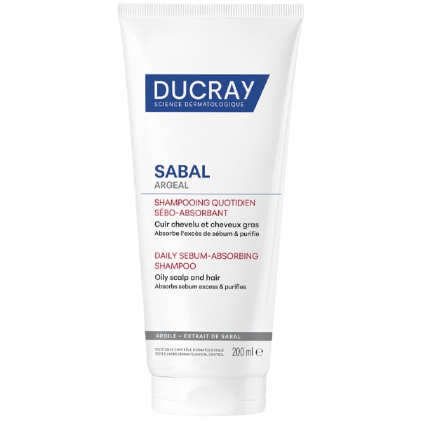 Ducray Sabal Argeal Σμηγματο-απορροφητικό Σαμπουάν 200ml