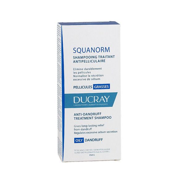Ducray Squanorm Σαμπουάν κατά της Πιτυρίδας για Λιπαρά Μαλλιά 200ml