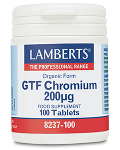 Lamberts Chromium GTF 200mcg 100 ταμπλέτες