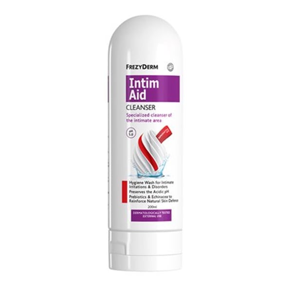 Frezyderm Intim Aid Cleanser Καθαριστικό Ευαίσθητης Περιοχής  200ml