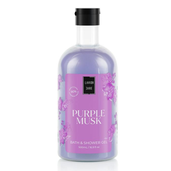 Lavish Care Purple Musk Shower Gel 500ml