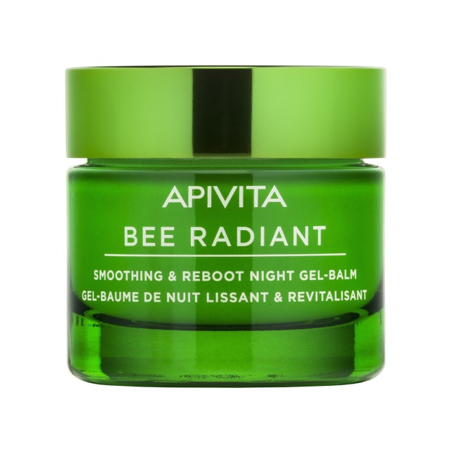 Apivita Bee Radiant Balm Νυκτός για Ενυδάτωση & Αντιγήρανση με Υαλουρονικό Οξύ 50ml