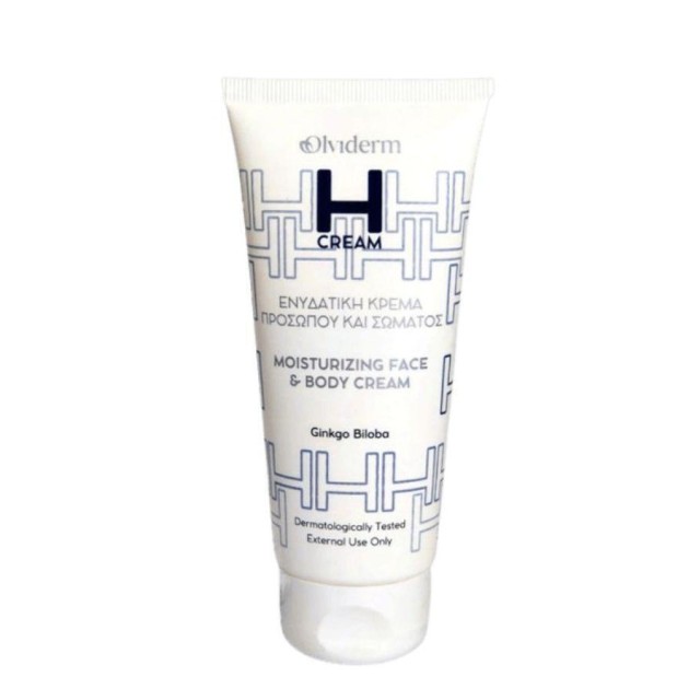 Olvipharm Olviderm H Cream Ενυδατική Κρέμα Προσώπου Και Σώματος με Κολλαγόνο 100ml