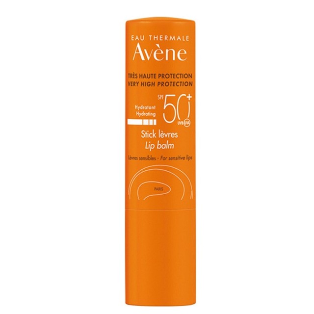Avene Eau Thermale High Protection Hydrating Lip Balm SPF50+ Αδιάβροχο Αντηλιακό Stick Χειλιών 3gr