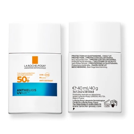 La Roche Posay Anthelios UV AIR SPF50+ Invisible Ultra Breathable Fluid Hydrating & 16 hours Antioxidant Αντηλιακό Προσώπου 40ml