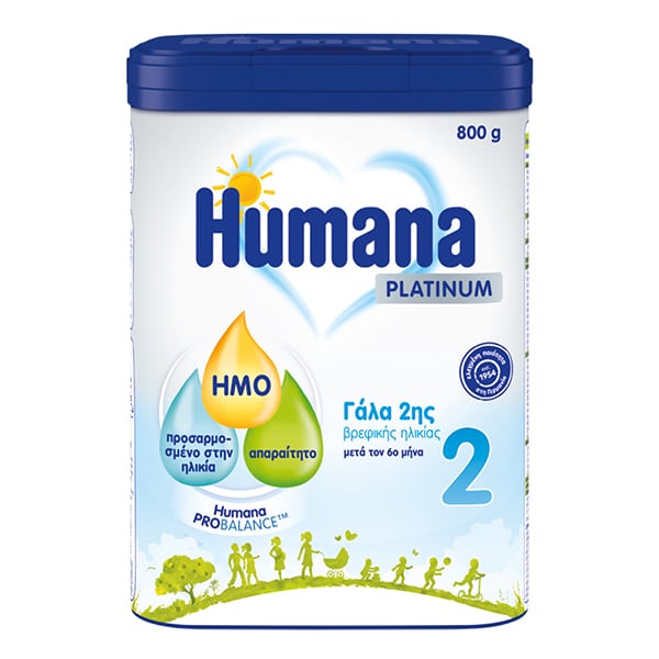 Humana Platinum 2 Ρόφημα Γάλακτος σε Σκόνη 6m+  800gr