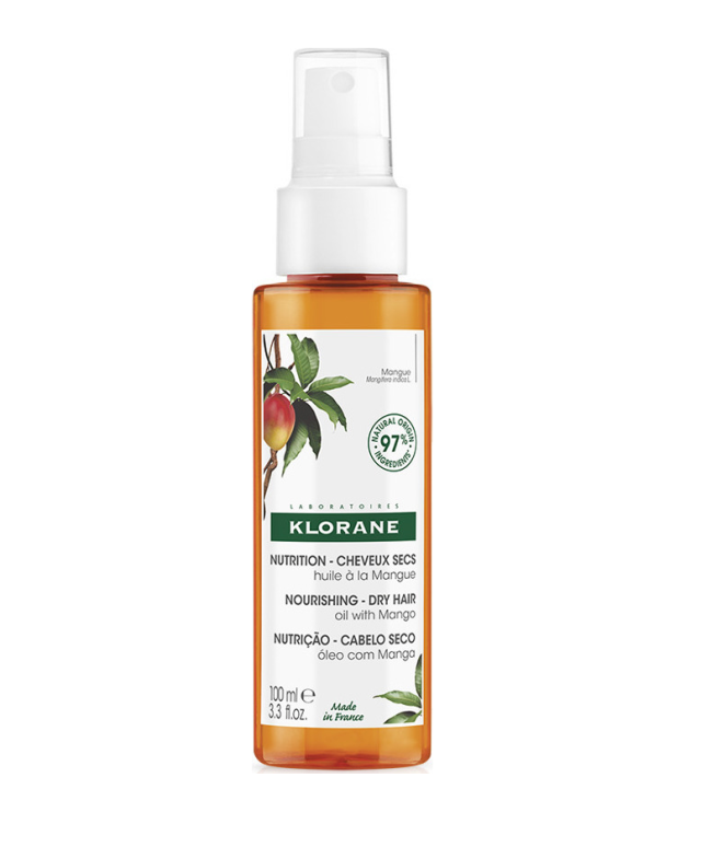 Klorane Nourishing Dry Hair Λάδι Μαλλιών με Μάνγκο για Θρέψη Ξηρά Μαλλιά 100ml